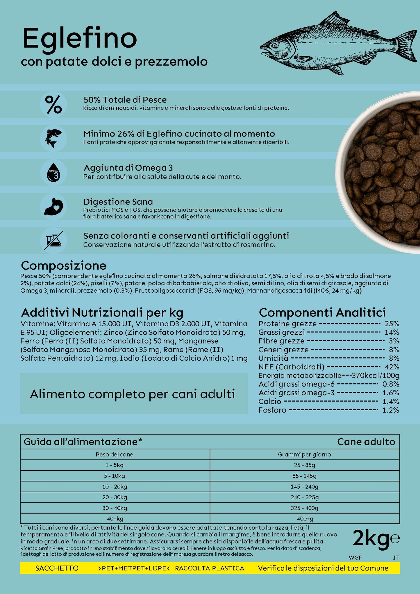 Adult Grain Free con Eglefino - 2 Kg