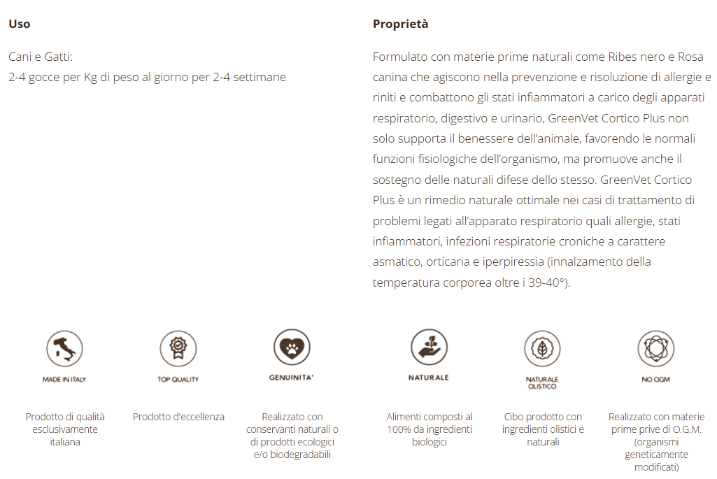 GreenVet Cortico Plus 50 ml