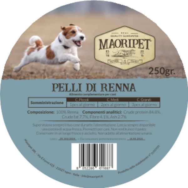 Pelli di Renna senza pelo - 250 g