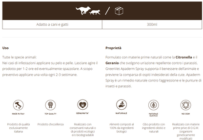 GreenVet Apaderm Spray 300 ml.