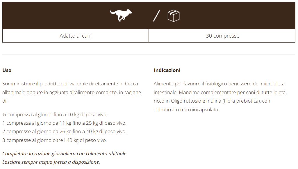 Microbiotal cane, 30 cpr