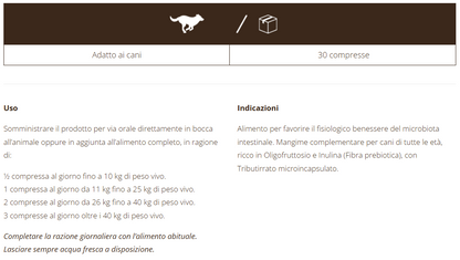 Microbiotal cane, 30 cpr