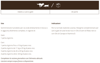 Ribes Pet Sollievo cane e gatto, 30 perle