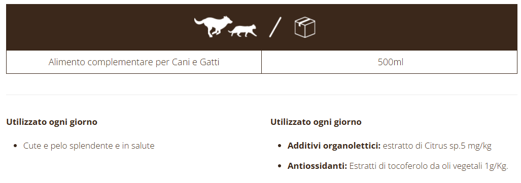 Salmoil ricetta n°5 - Bellezza del mantello