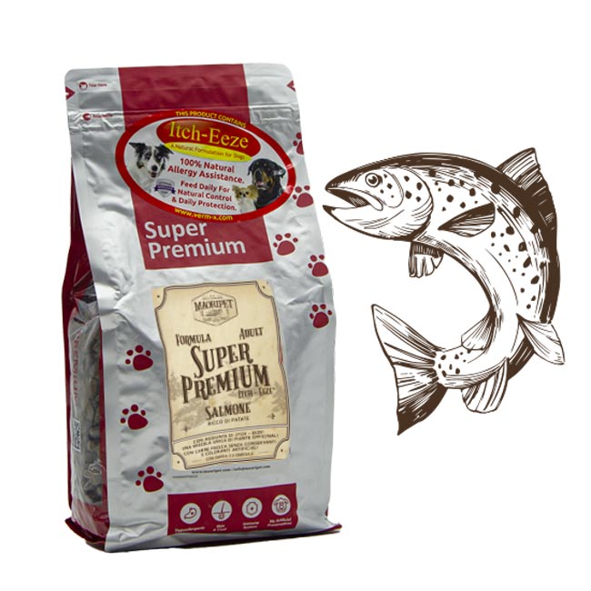Adult Super Premium con Salmone e Trota - ITCH-EEZE - 12kg